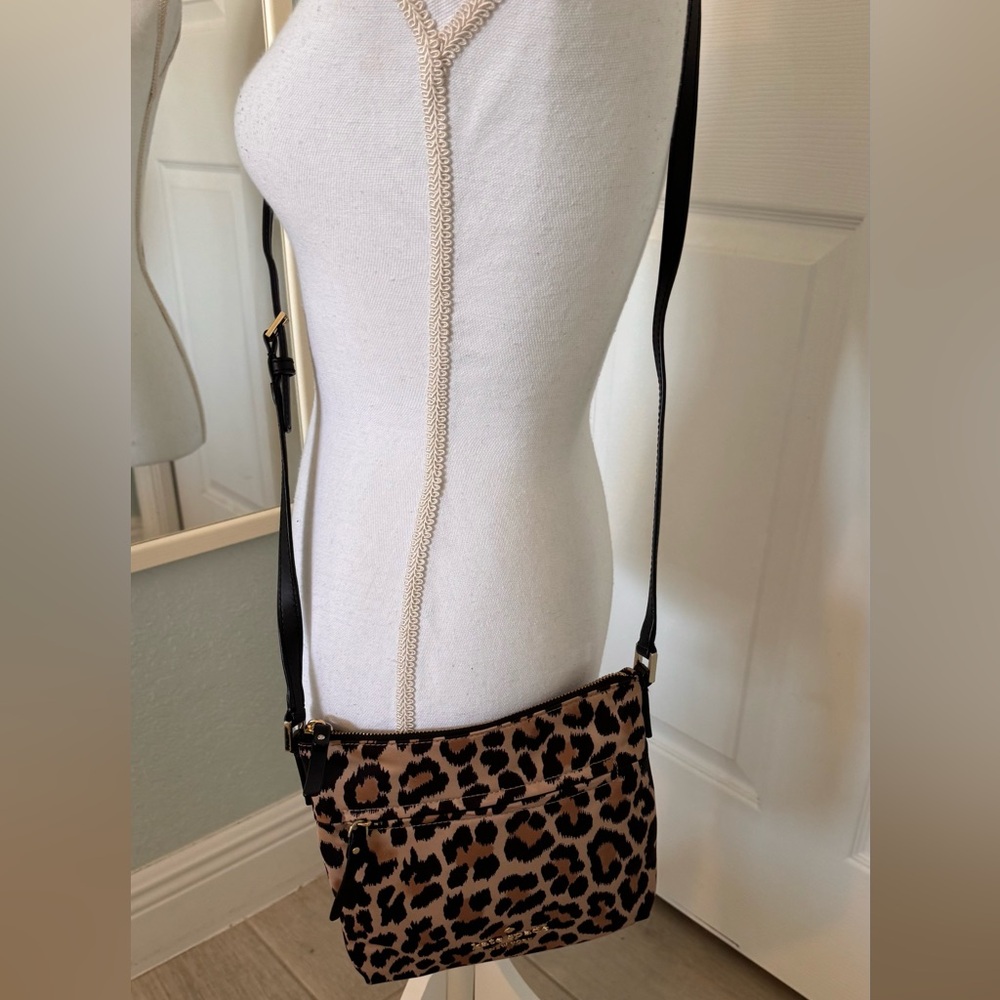 Kate Spade Nylon Animal Print Crossbody - Picture 3 of 16